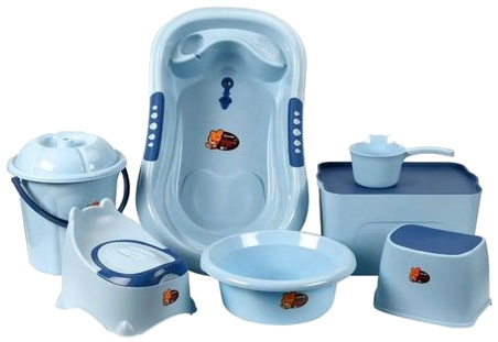 DoudouMama Ensemble baignoire bebe 6 pieces