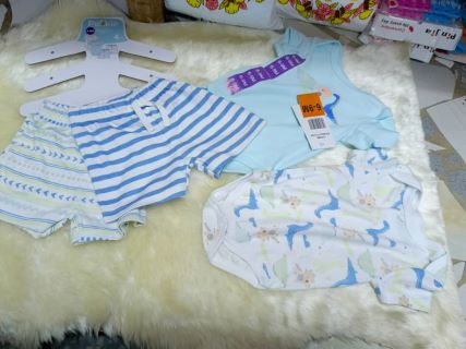 4 DoudouMama ensemble 2 culottes 2 barboteuses 9000