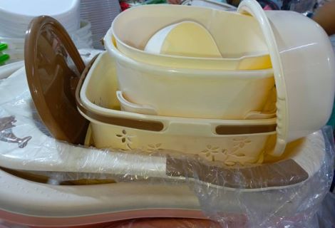 DoudouMama Ensemble bassine bebe pliable 28000